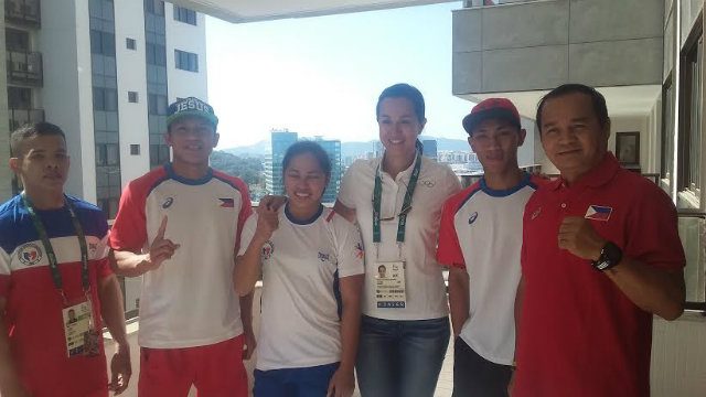 Mikee Cojuangco Jaworski pays Filipino Olympians a visit