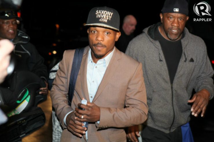 Timothy Bradley arrives at the MGM Grand. Photo by Jhay Otaimas/Rappler
