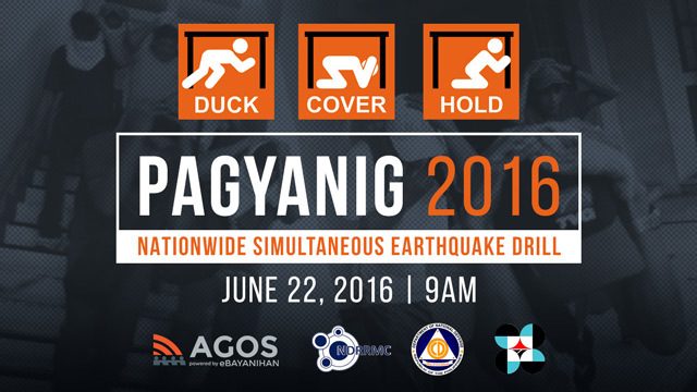 LIVESTREAM: 2016 Nationwide quake drill