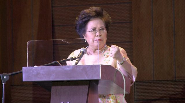 Miriam Santiago: Senators dream of being president