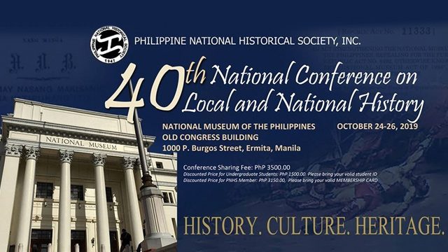 PNHS holds 40th national confab on national and local history, honors Samuel K. Tan