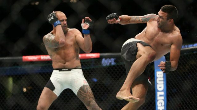 WATCH: Werdum, Browne camps nearly brawl after UFC 203 match