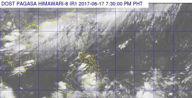 Cloudy with isolated rainshowers over PH on Sunday