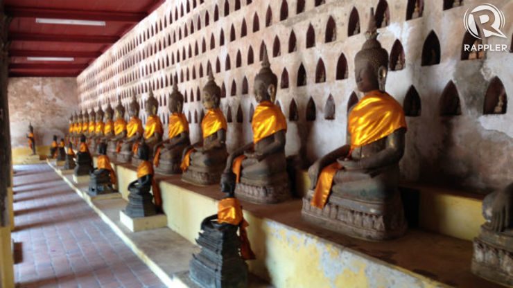 BUDDHISM. Some of the Buddhist artefacts found inside Wat Sisaket