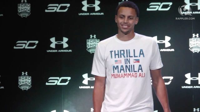 WATCH: Steph Curry pays tribute to Thrilla in Manila