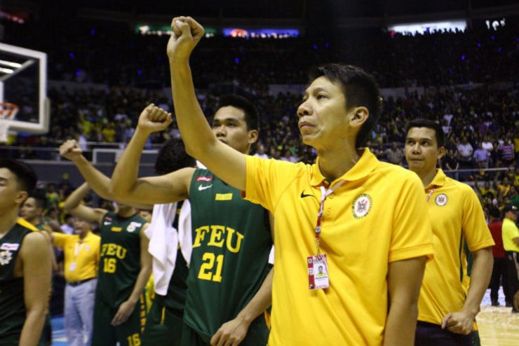 NOTHING TO BE ASHAMED OF. FEU coach Nash Racela is satisfied with how his team performed in the Finals despite losing in three games to National University. Photo by Josh Albelda/Rappler