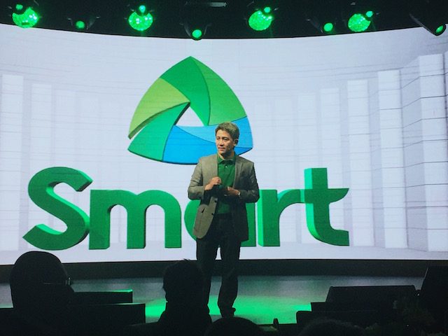 CHANGE IS COMING. Ariel Fermin asking the audience to join Smart on their journey to ushering change  