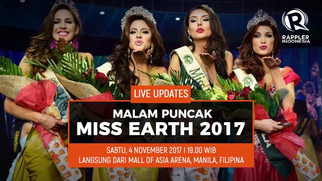 LIVE UPDATES: Malam final ‘Miss Earth 2017’