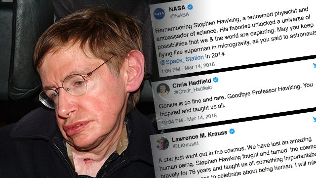 Twitter lights up as the world reacts to Stephen Hawking’s death