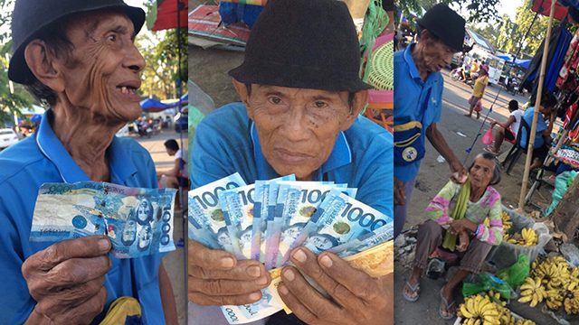 Donations pour in for fruit vendor paid with fake thousand-peso bill