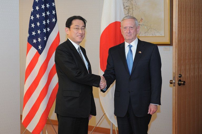 U.S. stands ‘100%, shoulder-to-shoulder’ with Japan – Mattis