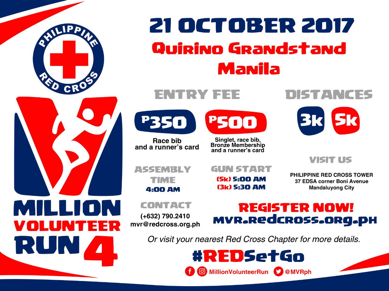 Red Cross holds Million Volunteer Run on October 21
