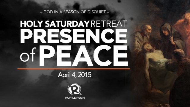 Holy Saturday retreat: Presence of peace