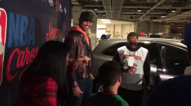 Carmelo Anthony gives teen fighting cancer a car for Christmas