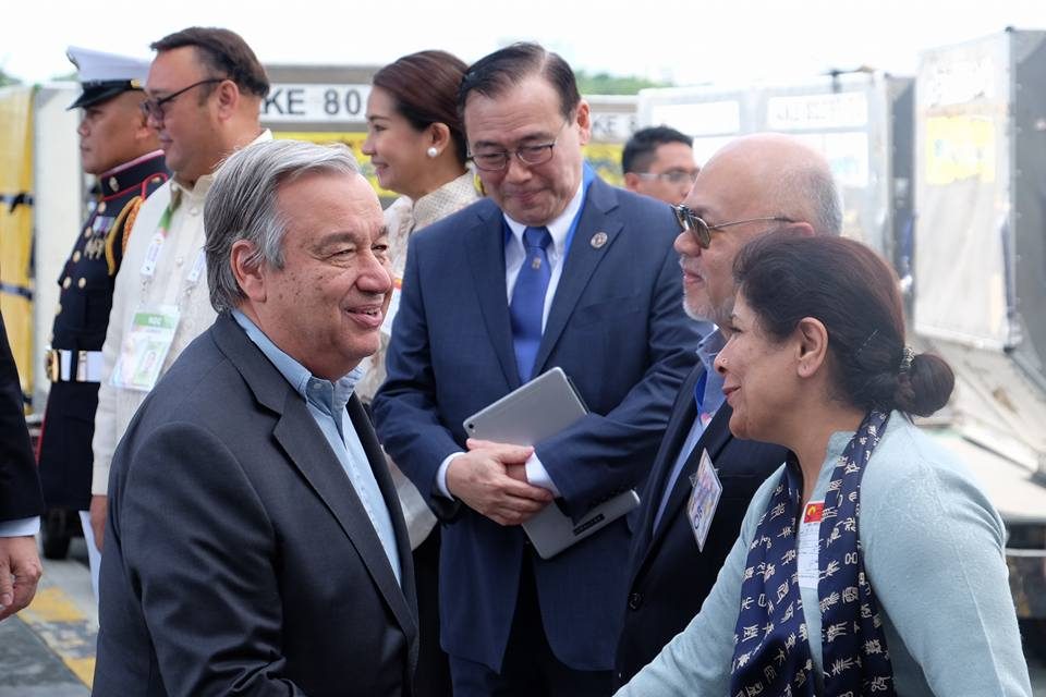 UN chief low-key in first Philippine visit