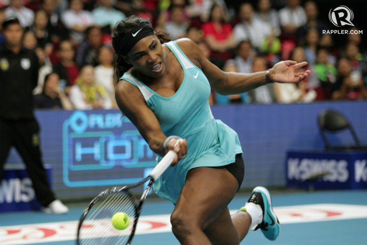 Serena Williams graced Manila for a one-night-only show in December of 2014. File photo by Josh Albelda