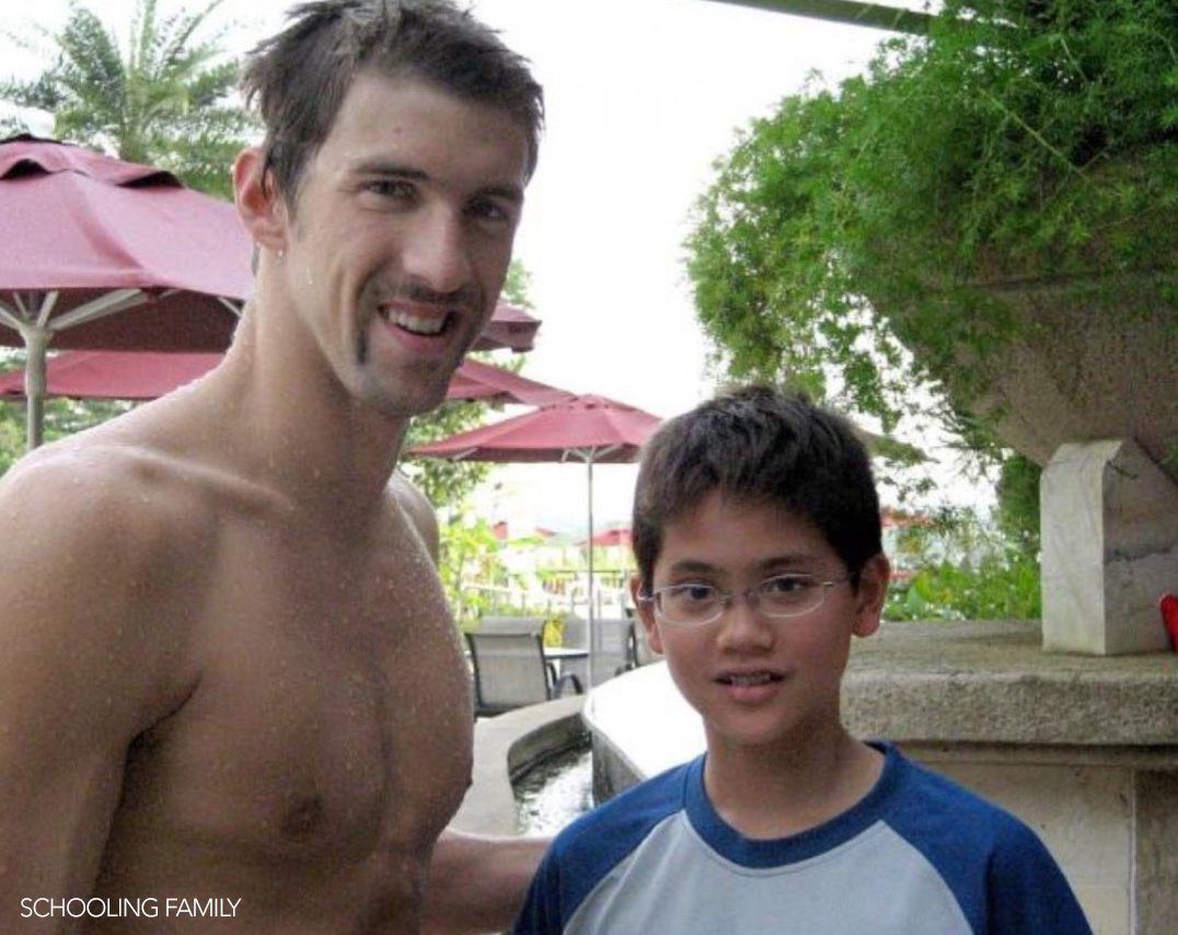 LOOK: Joseph Schooling met Michael Phelps 8 years before beating him