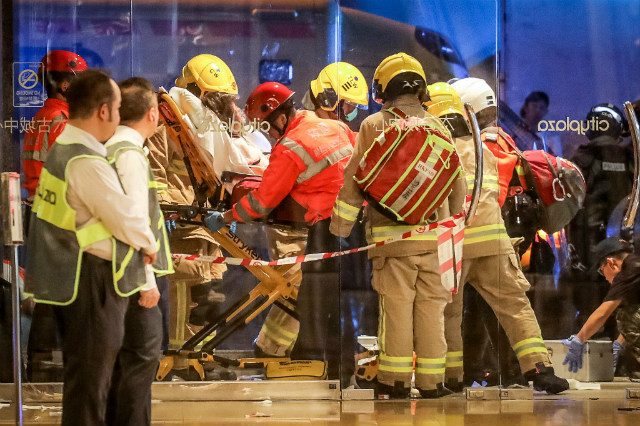 6 wounded as bloody brawl caps day of Hong Kong mall chaos