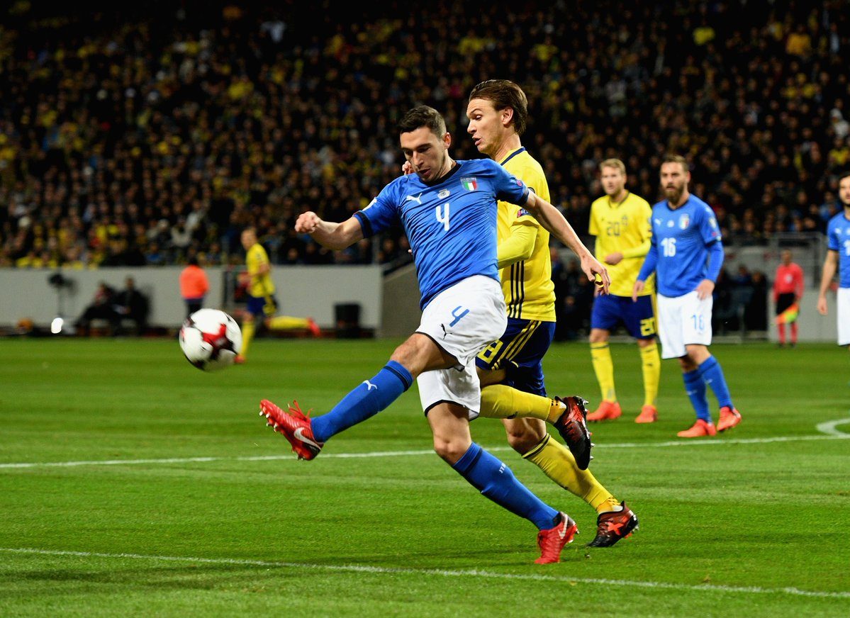 Dikalahkan Swedia, Italia terancam tak lolos Piala Dunia 2018