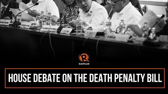 LIVE: House debate on the death penalty bill