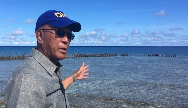 PH security officials visit disputed island in West PH Sea