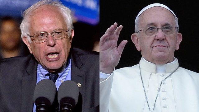 Bernie Sanders meets privately with Pope Francis – reports