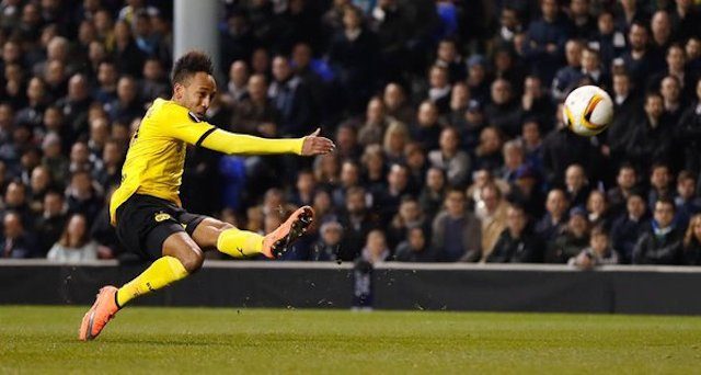 Hasil Liga Europa: Aubameyang antar Dortmund gugurkan Tottenham 2-1