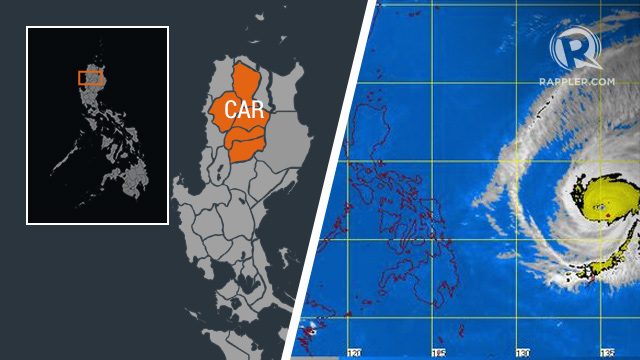Cordillera on red alert for Typhoon Chedeng