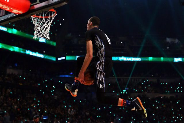WATCH: Between-the-leg slams earn LaVine NBA Dunk Contest title