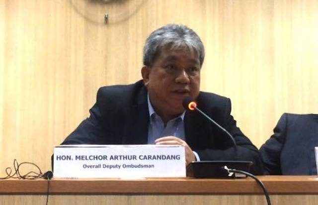 Malacañang suspends Deputy Ombudsman Carandang