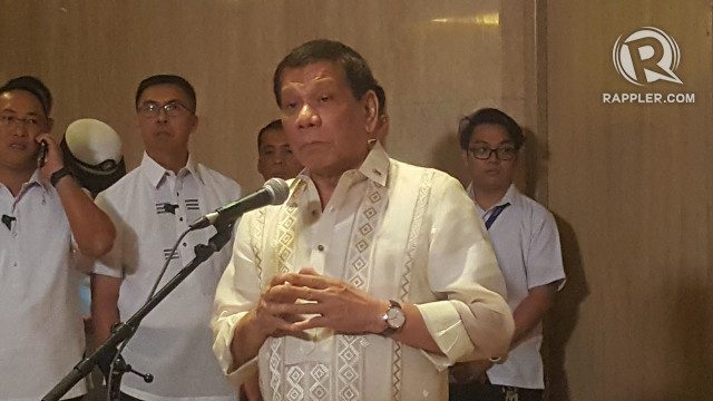Duterte: If I were Marcoses, I’d return wealth for immunity