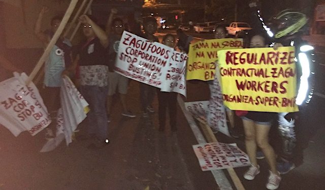 Zagu workers go on strike as company nears 20th anniversary