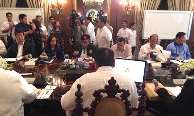 Duterte at 1st NSC meeting: From focused to funny