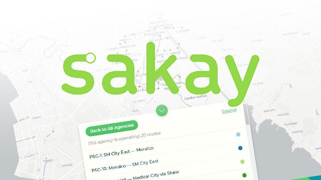 Sakay.ph now has GPS tracking for some public transport in Pasig