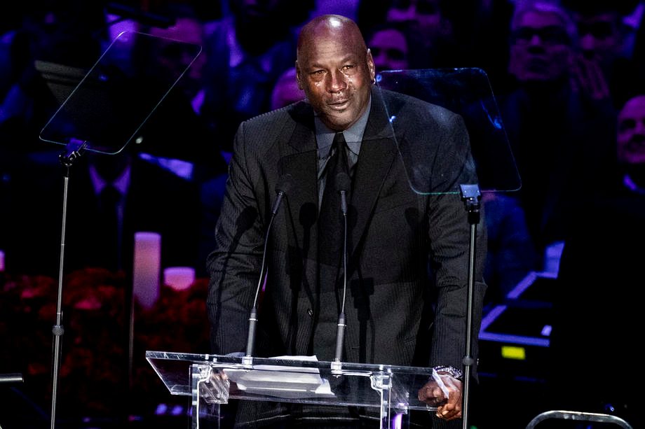 Tearful Michael Jordan commemorates ‘little brother’ Kobe Bryant