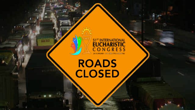 Int’l Eucharistic Congress: Cebu City road closures January 24-31