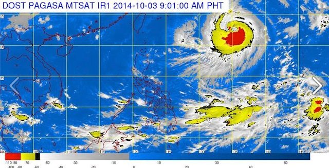 Typhoon Phanfone seen to enter PH this weekend