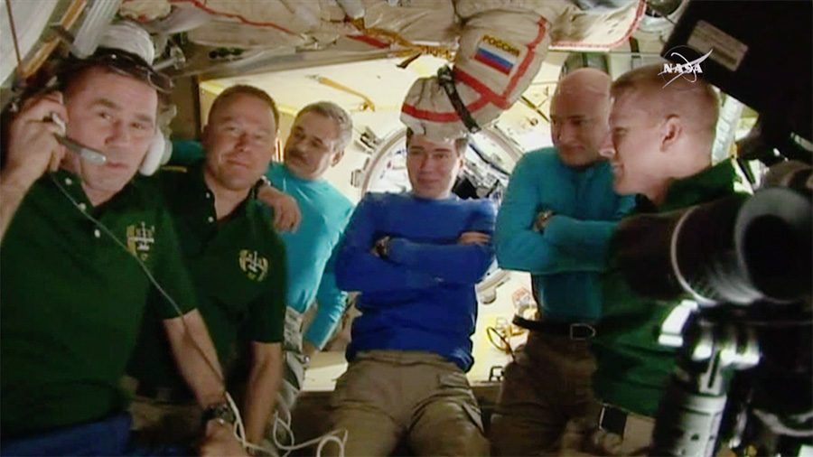 International Space Station’s ‘one year crew’ returns to Earth