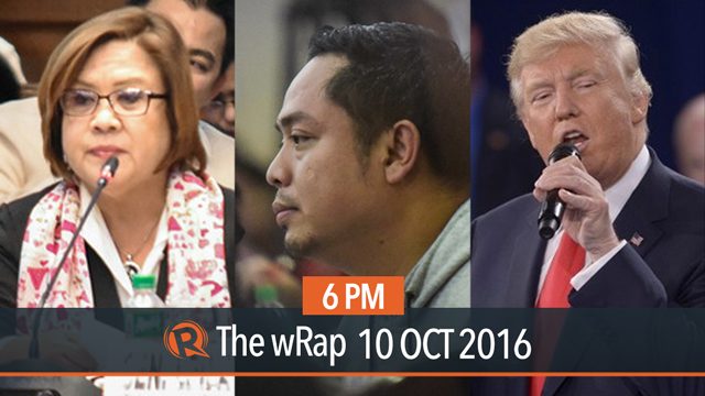 Jaybee Sebastian, Leila de Lima, US presidential debate | 6PM wRap