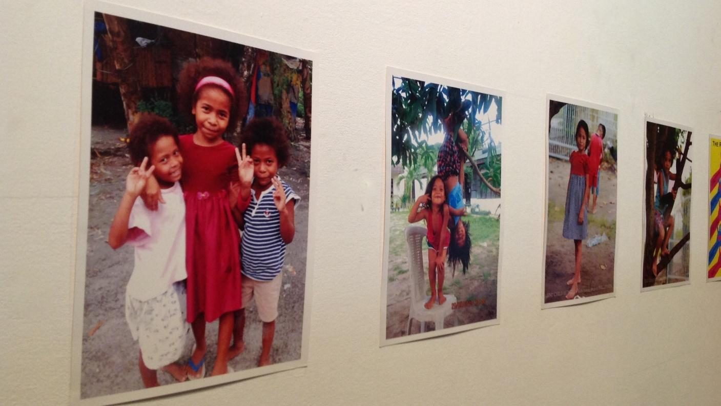 POSITIVE DEMEANOR. The KFI’s photo and art exhibit serves as a reminder for the optimistic attitude of some of the Filipino children who face many challenges in their lives