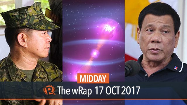 AFP, Duterte and Trump, neutron stars | Midday wRap