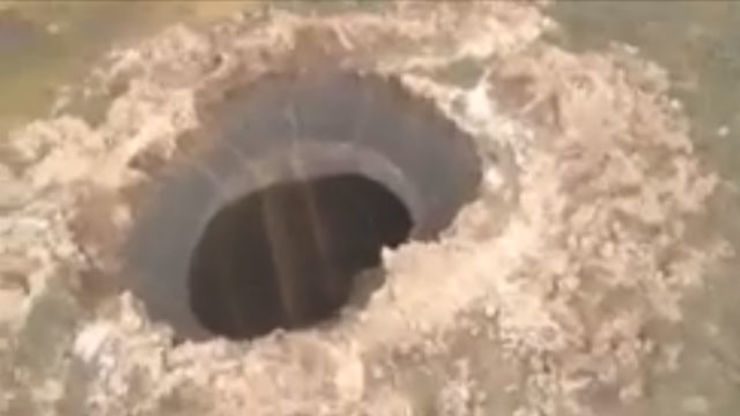 Giant crater in Russia’s far north sparks mystery