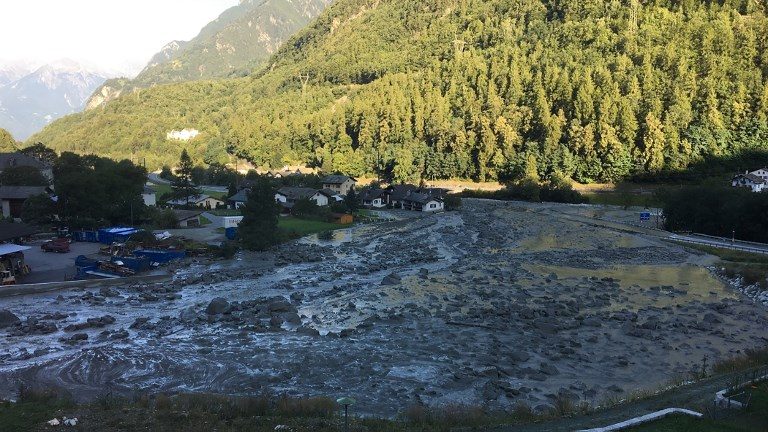 Up to 14 missing after landslide in Swiss Alps