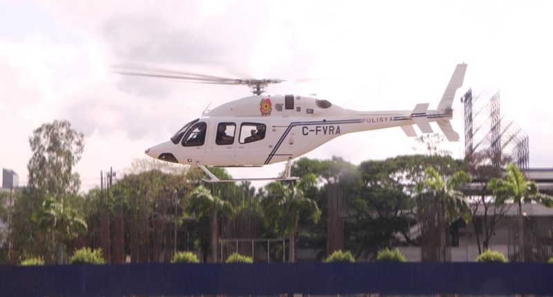 WATCH: PNP’s P435-M Bell helicopter takes off