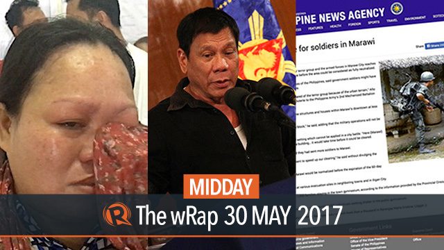 Senate, Marawi clash, Philippine News Agency | Midday wRap