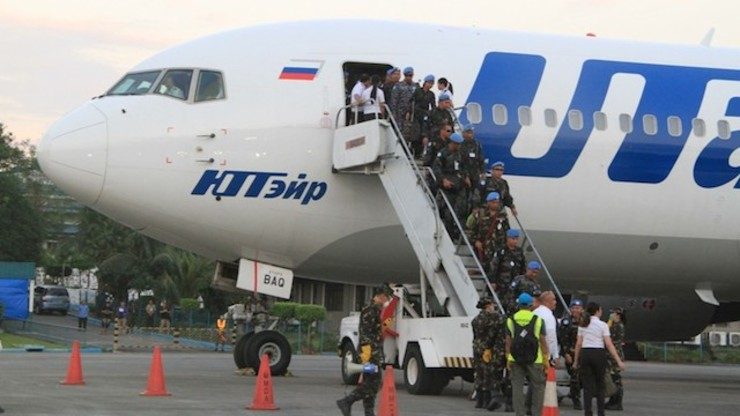 Filipino peacekeepers from Ebola-hit Liberia arrive in PH
