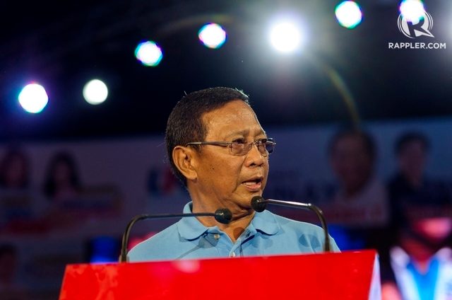 Binay to voters: Do not elect ‘unprepared, unprincipled’ lawmakers