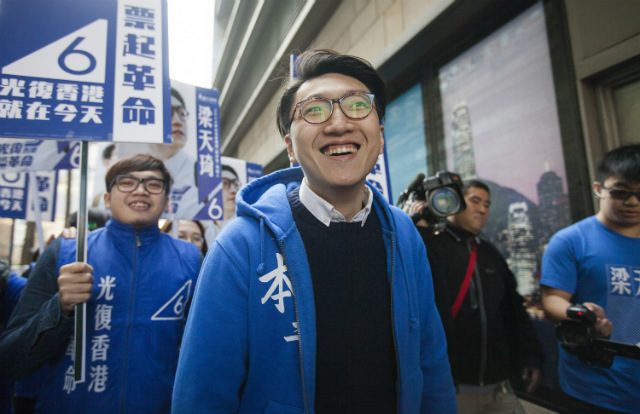 Hong Kong anti-China activist stands in key vote