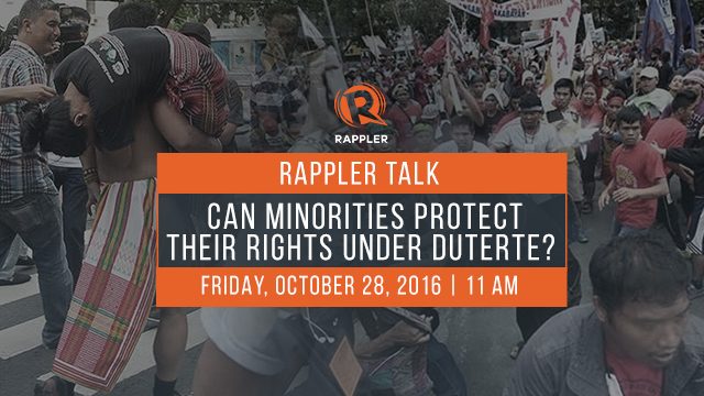 Rappler Talk: Can minorities protect their rights under Duterte?