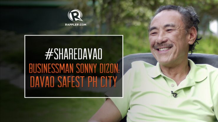 #ShareDavao Businessman Sonny Dizon: Davao safest PH city